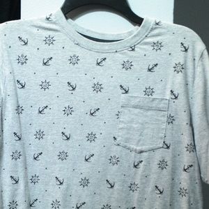 Mens Casual Anchor T-shirt